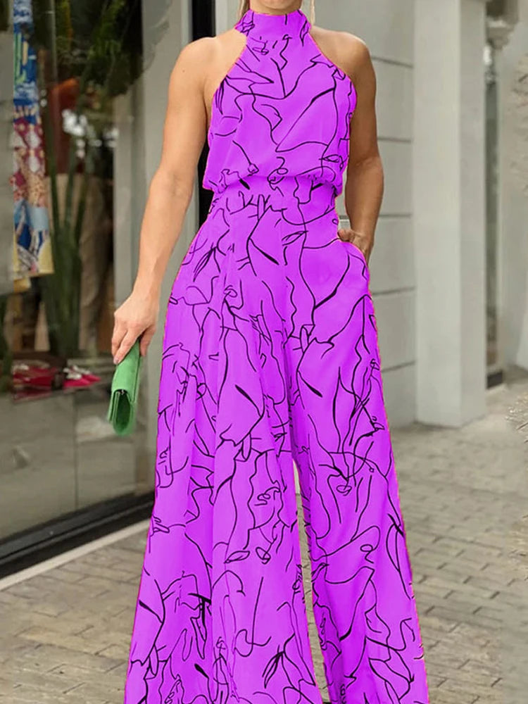 Élan Halter Jumpsuit