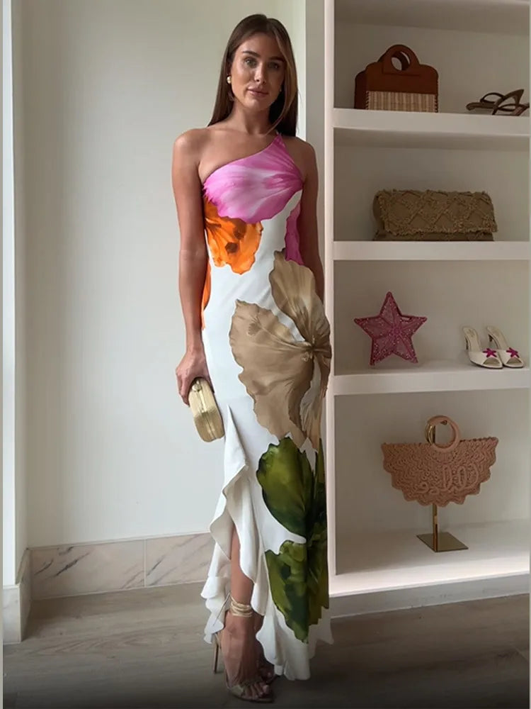 The Santorini Bloom Maxi