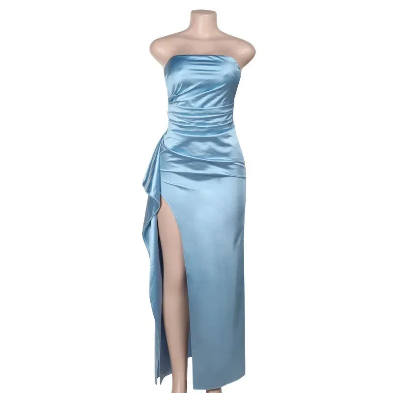 Isolde Satin Gown – Blüme After Dark