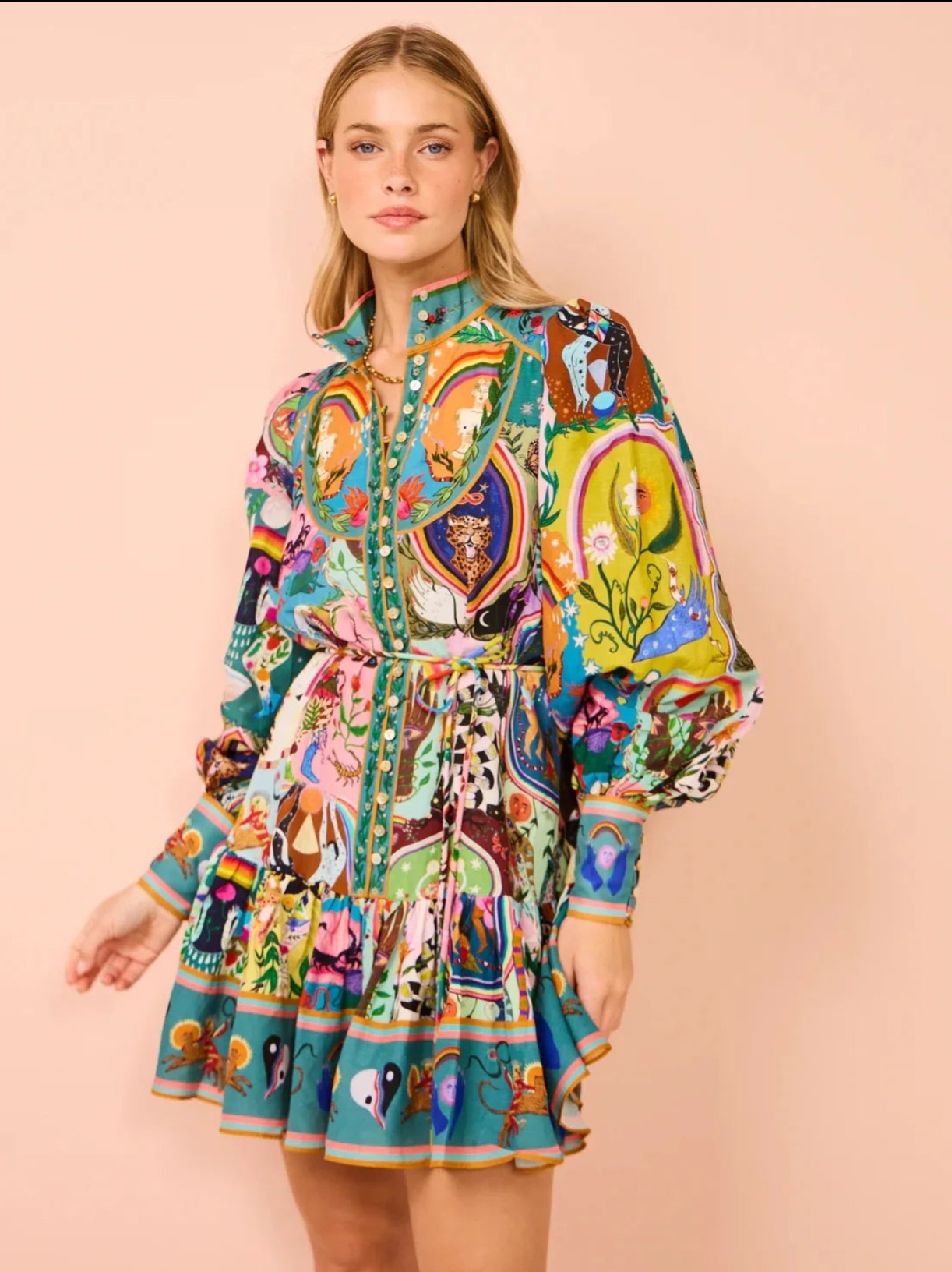 Aurora Kaleida Mini Dress