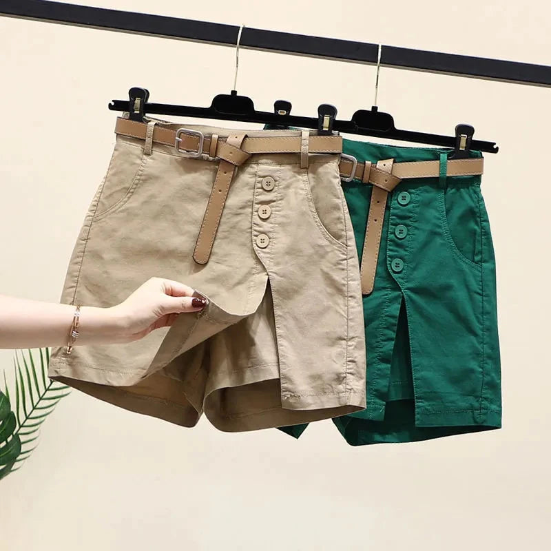 Harajuku Belted Shorts