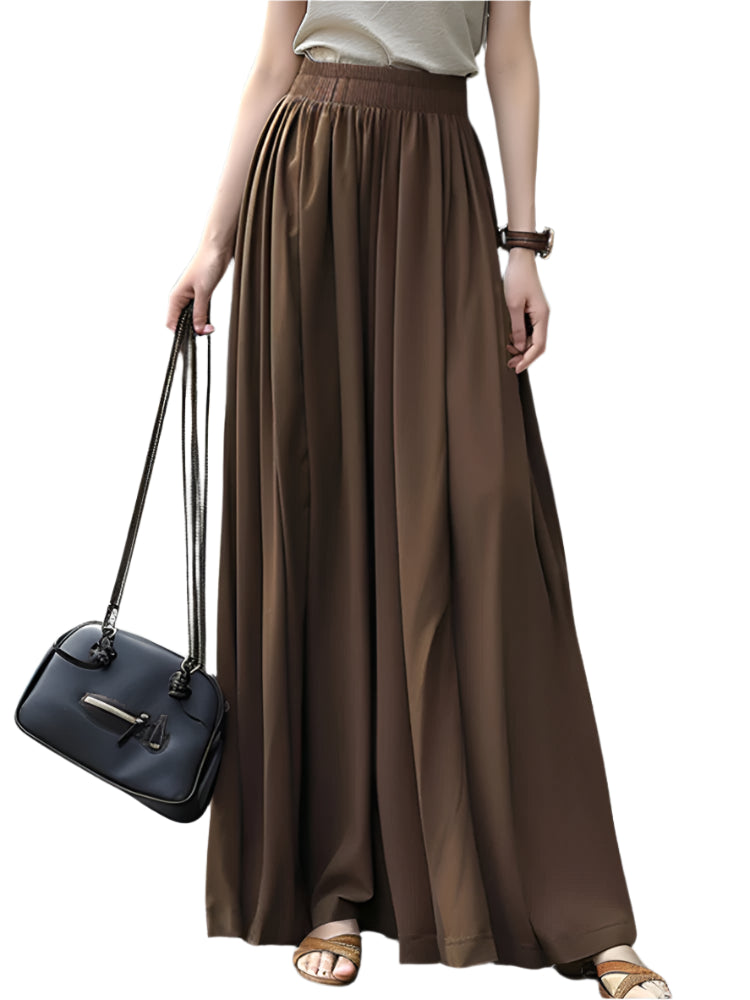Driftwood Skies – Flowy Maxi Skirt