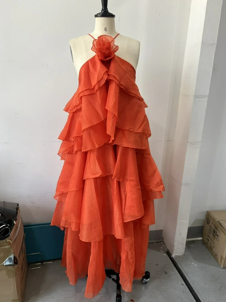 Valentina Ruffle Gown