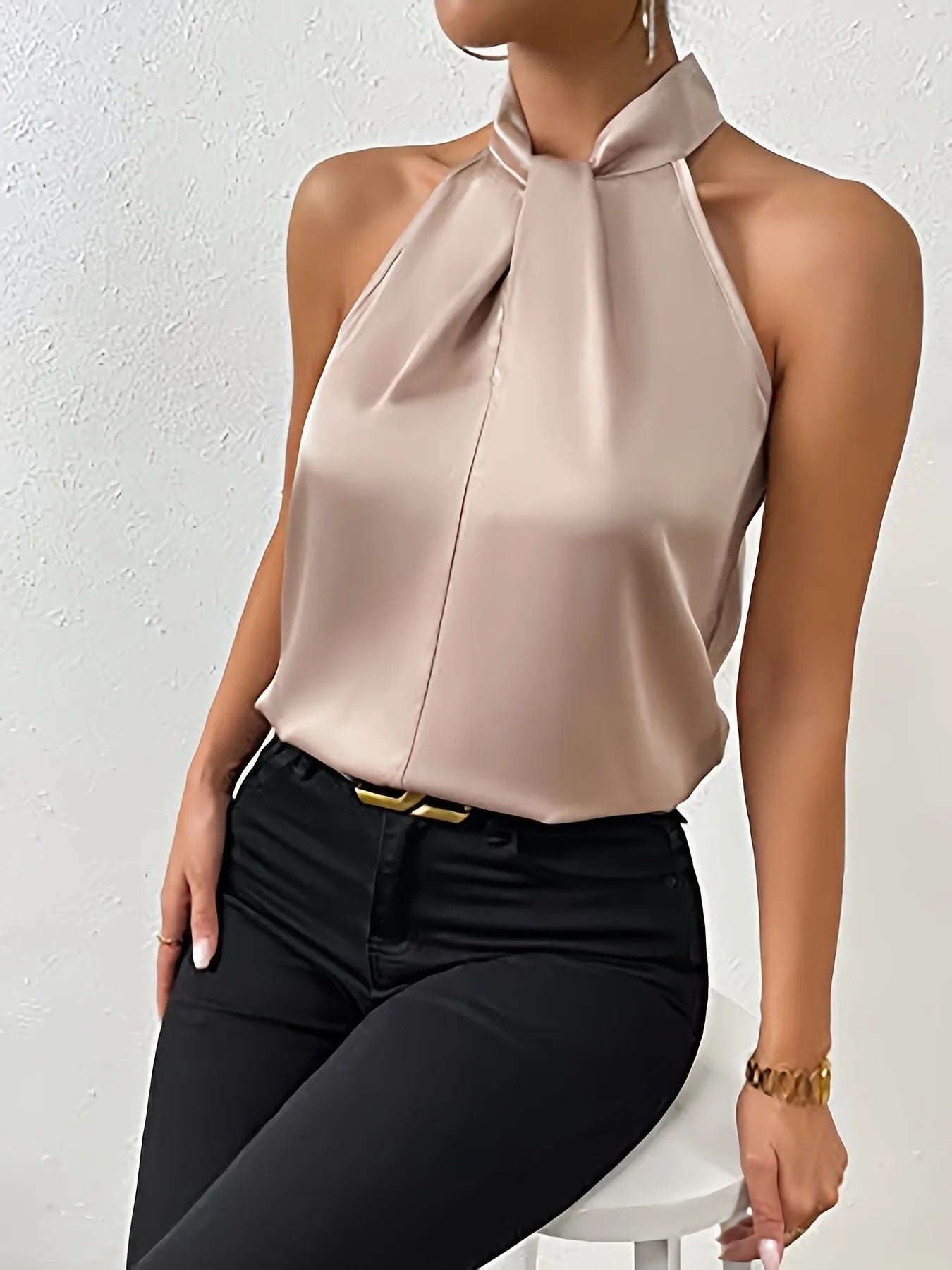 Luxe Halo Halter