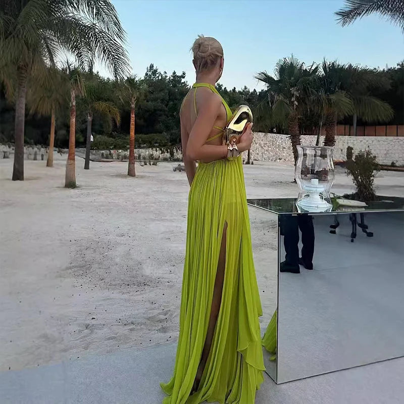Lime Luxe Gown