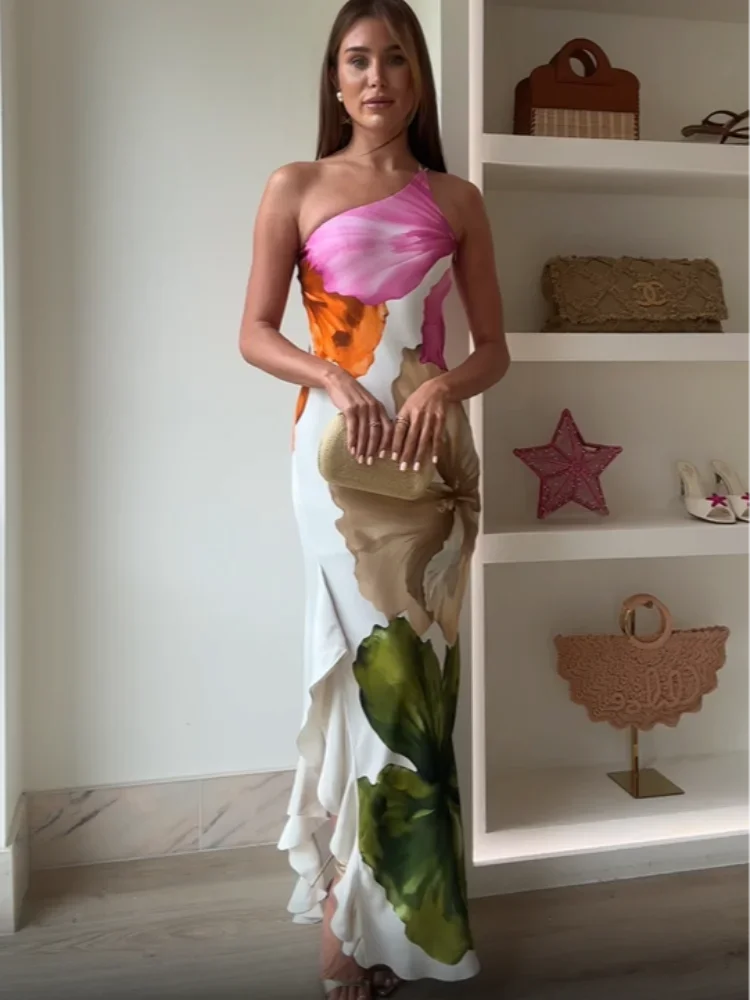 The Santorini Bloom Maxi