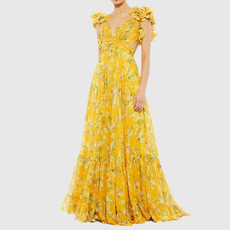 Evelina Bloom Gown
