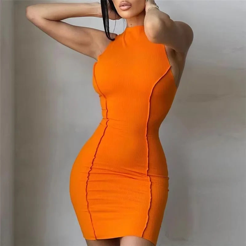 Sculpt & Shine Mini Dress