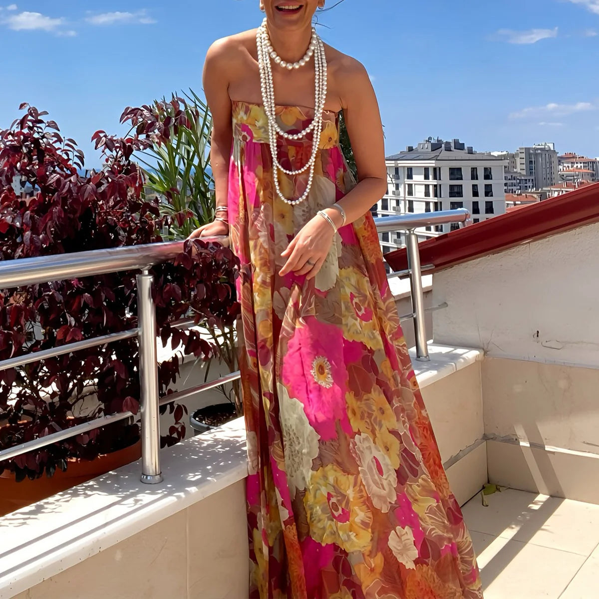 Dahlia Sunset Maxi