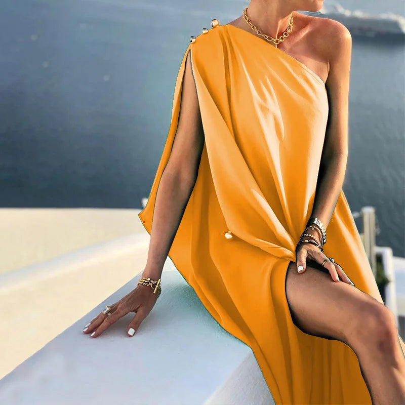 Calista Drape Dress