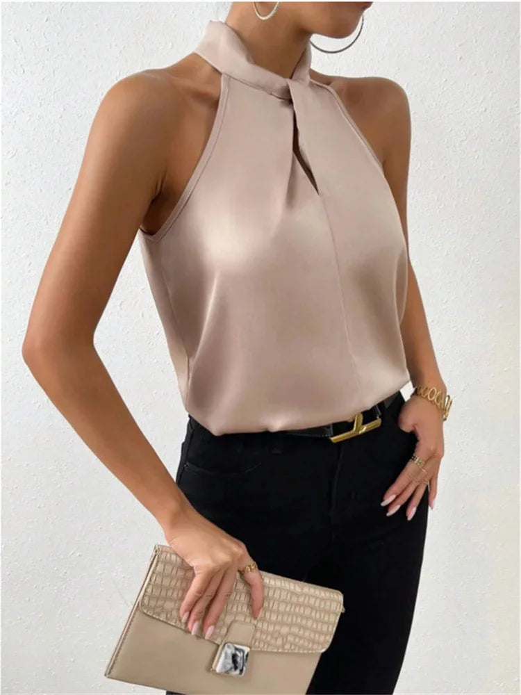 Luxe Halo Halter
