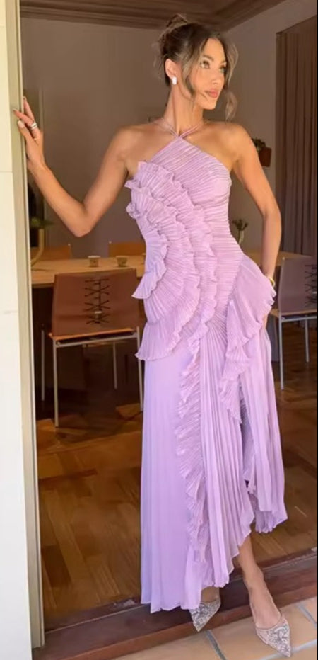 Lotus Edge Halter Maxi